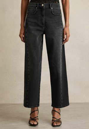 Reiss BARREL-LEG SEAM - Relaxed fit jeans - washed grey