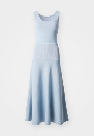 Proenza Schouler White Label LUCIA DRESS IN SOUFFLE - Vestido de malha - lark blue