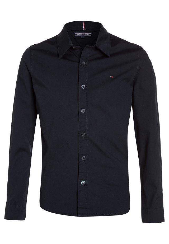 BOYS SOLID STRETCH - Hemd - sky captain