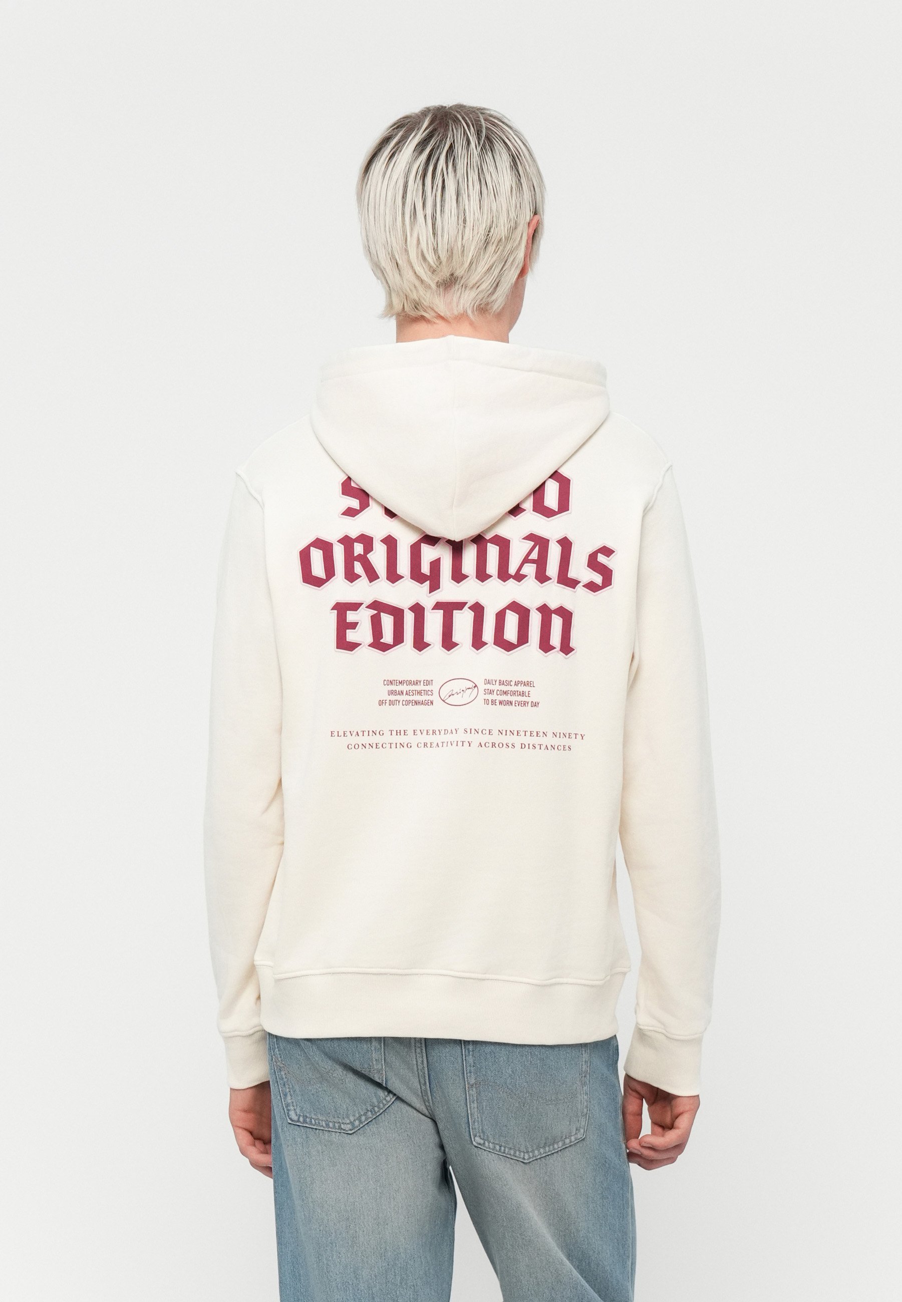 Jack Jones JORMEADOWS HOOD Sweatshirt antique white/off