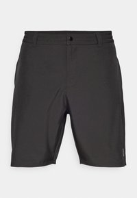 Sorte boardshorts i et glat, letvægtsstof. Har en knaplukning og to sidelommer, med et minimalistisk design og subtil syning.