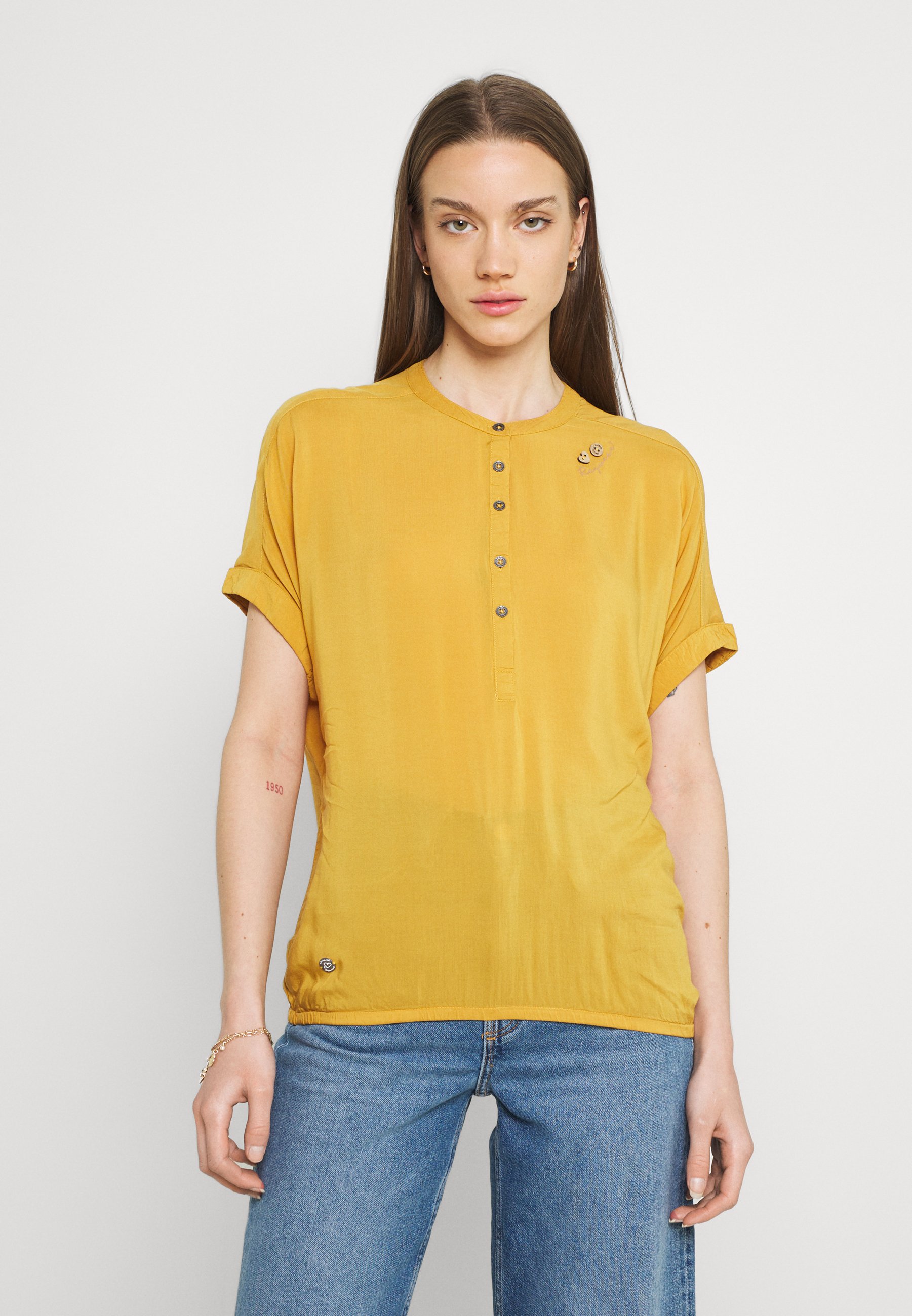 Abbigliamento Donna Ragwear RICOTA - Camicetta - honey/giallo scuro Abbigliamento Donna Ragwear RICOTA - Camicetta - honey/giallo scuro