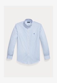 Selected, white/blue