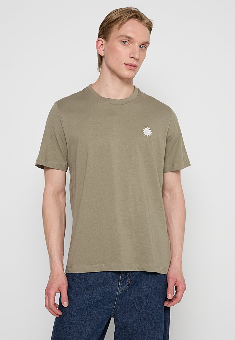 Selected Homme T-shirt basic kaki