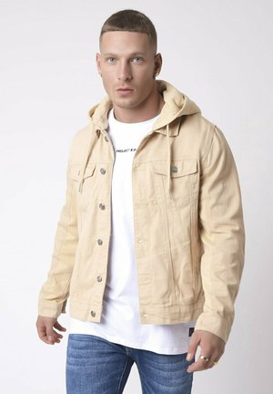 Project X Paris AVEC CAPUCHE AMOVIBLE - Veste en jean - ivoire