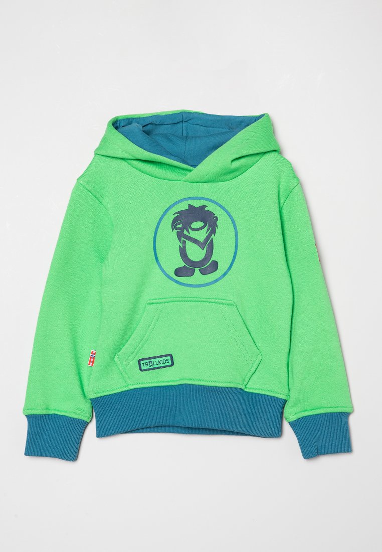 Trollkids Hoodie groen