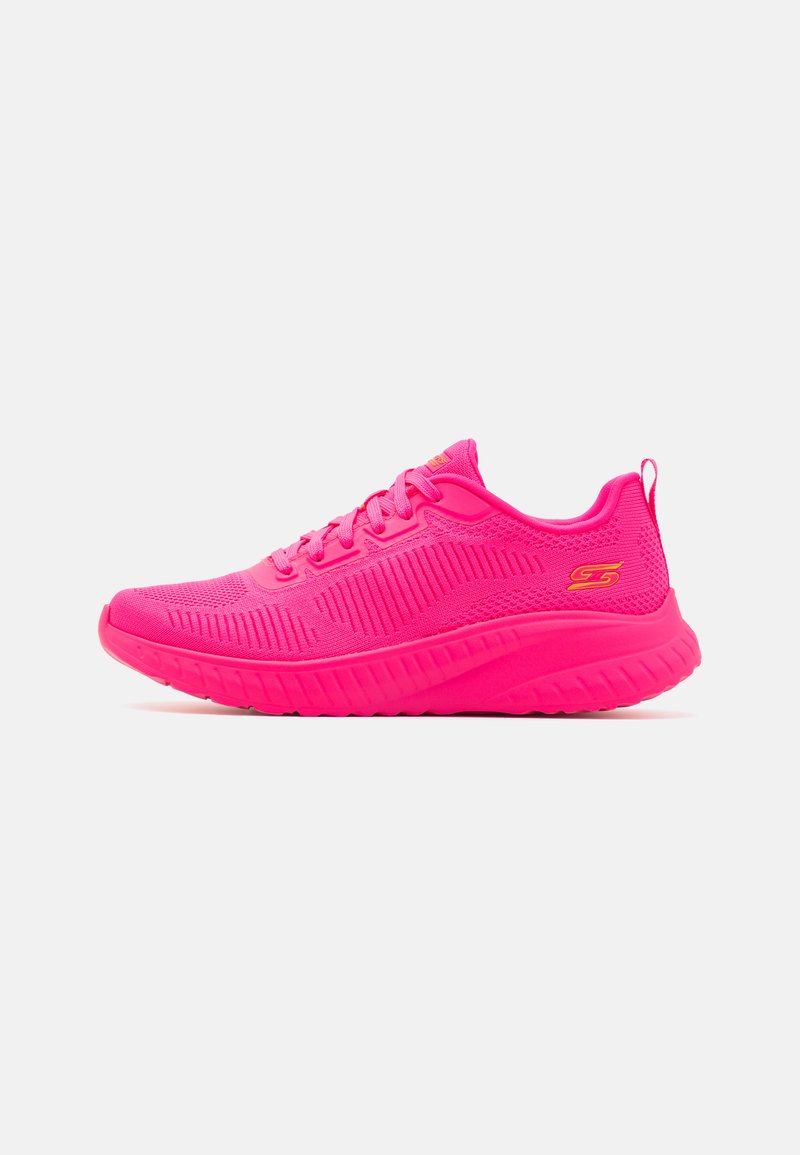 Skechers BOBS SQUAD CHAOS - Zapatillas - neon pink