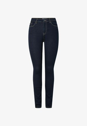 Pieces, PCDAISY MW SKINNY JEANS NOOS BC - Jeans Skinny - dark blue denim
