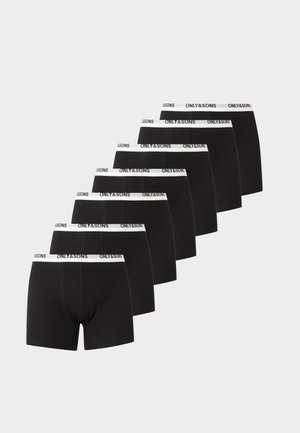 Only & Sons, ONSFITZ SOLID TRUNK 7 PACK - Lange Boxershorts - black