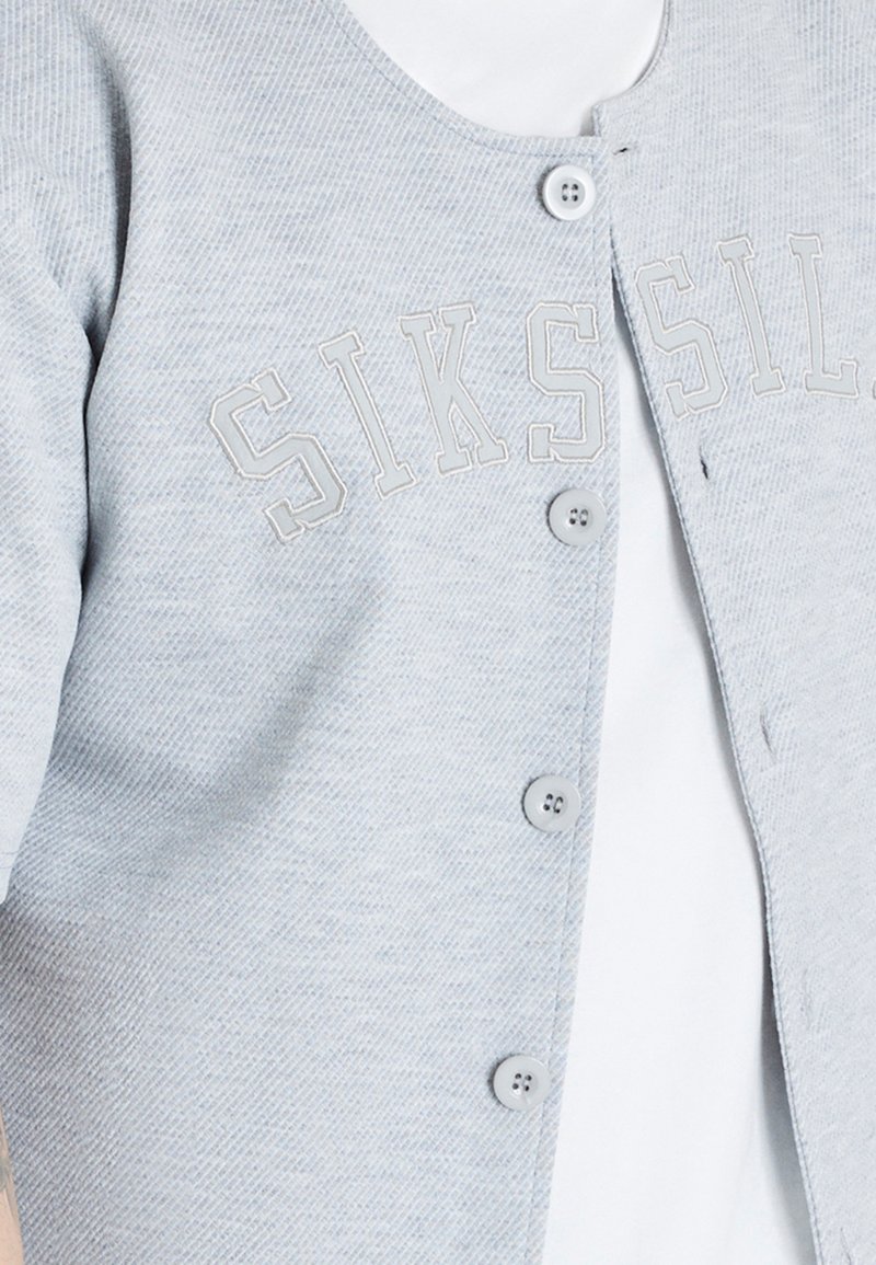 Herren Freizeithemden | SIKSILK RETRO ELITE BASEBALL Hemd mottle grey/grau-meliert - BW73660 Herren Freizeithemden | SIKSILK RETRO ELITE BASEBALL Hemd mottle grey/grau-meliert - BW73660