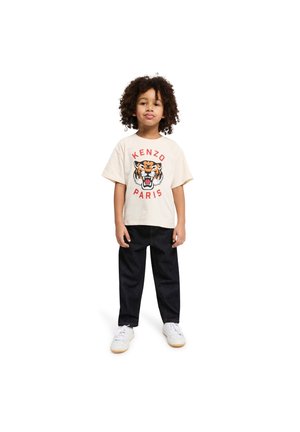 KENZO kids T-shirt print - pale trench