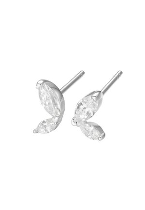Earrings - silver-coloured