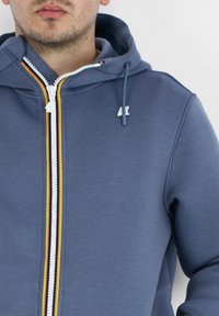 K-Way RAINER SPACER - Felpa con zip - blu