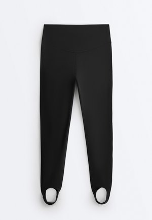 OYSHO, COMFORTLUX SUPER HIGH-RISE ANKLE-LENGTH FUSEAU - Leggings - black