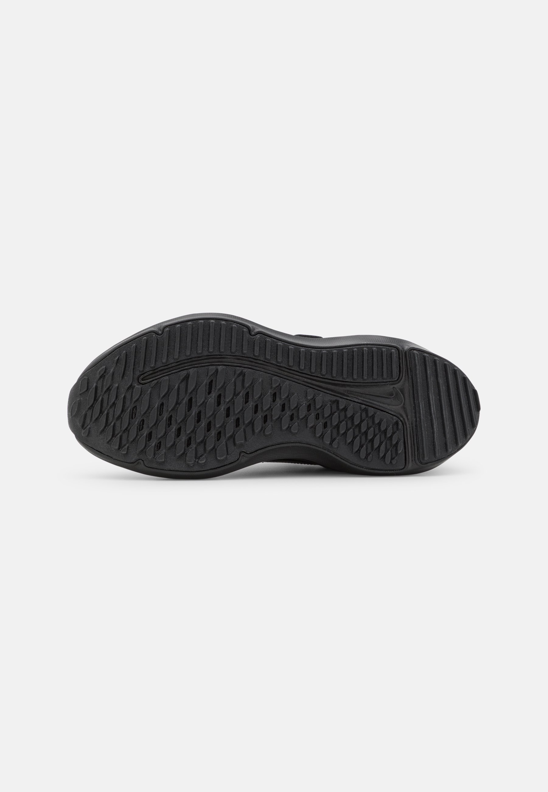 Nike Performance DOWNSHIFTER 12 NN UNISEX - Neutral running shoes -  black/ligt smoke grey/dark smoke grey/black - Zalando.co.uk