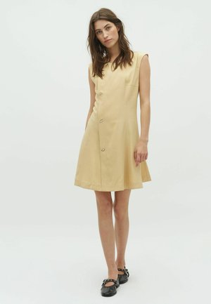 YANINA - Shirt dress - butter yellow melange