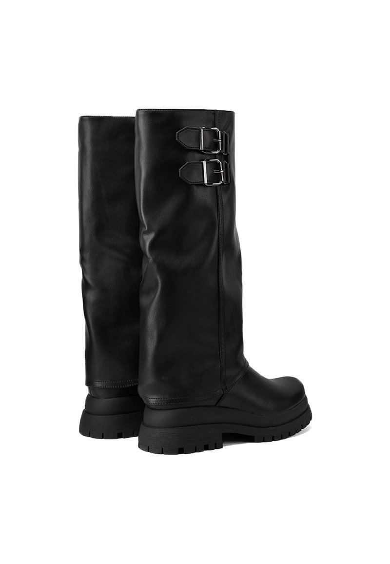 Queen Helena Bottines à Jambières Larges Bottes Basses Femme X33 51 Noir En Polyurthane 40 Eu  Dfdbbe38 47d0 5411 Abd2 264ca35478d1