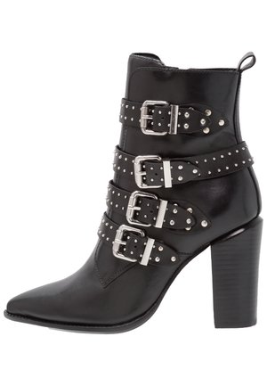 High Heel Stiefelette - black