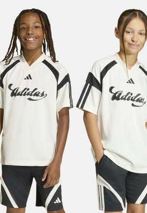 adidas Performance, CAMISETA DE MANGA CORTA HOUSE OF TIRO UNISEX - Camiseta estampada - off white   black   black