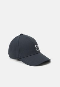 EA7 Emporio Armani - TRAIN CORE LOGO UNISEX - Cap - iron gate/white Thumbnail Image 1