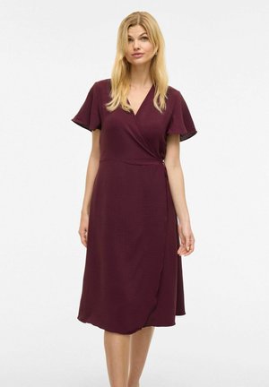 VILOVIE WRAP DRESS - Jurk - fig