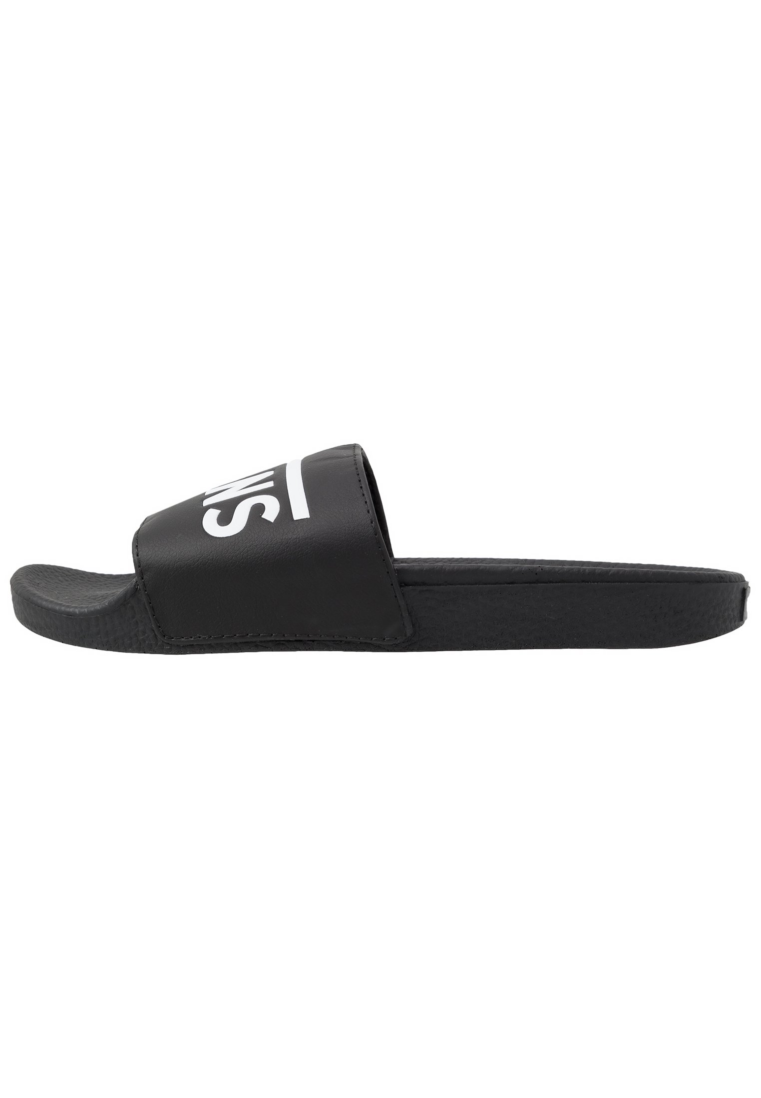 vans black slide on