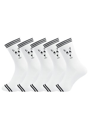 TOUCHDOWN 5-PACK - Sukat - weiß feline