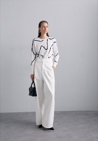 KNITID GRAFFITI CREW - Neule - laser white/pantone