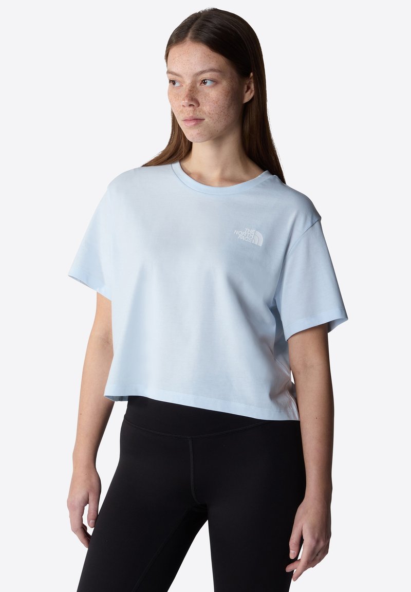 The North Face SIMPLE DOME - T-shirt con stampa - barely blue