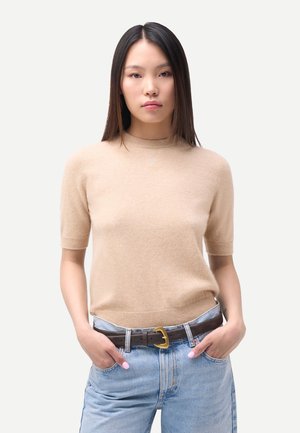 T-shirt - bas - beige