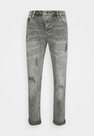 Denim Project MR RED LIGHT DESTROY - Slim fit -farkut - silver grey