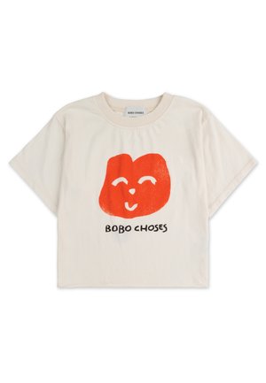 Bobo Choses JOYFUL FACE  - Print T-shirt - off white