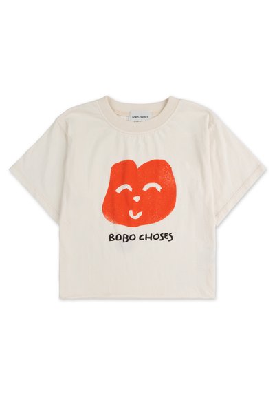 Bobo Choses JOYFUL FACE  - T-shirts print - off white