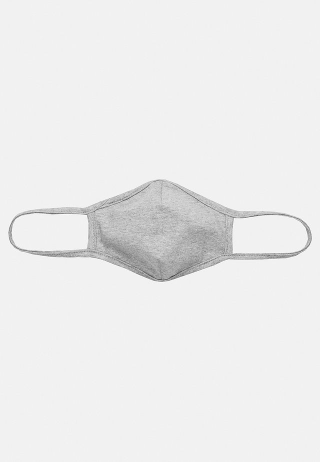 FACEMASK SINGLE - Kasvomaski - grey melange