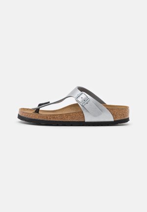 Birkenstock GIZEH NARROW FIT - Infradito - silver