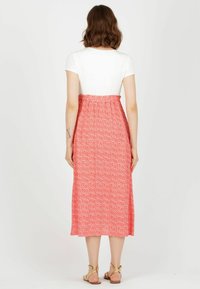 Attesa Maternity FEDERICA-MATERNITY NURSING MIDI - Vapaa-ajan mekko - coral red