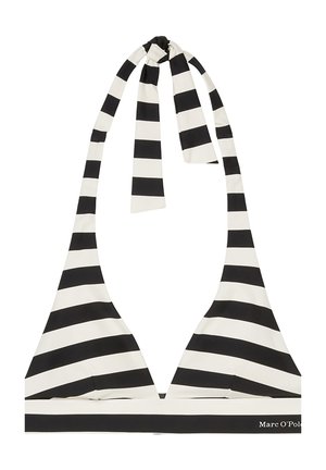 Marc O'Polo YSTAD FINE MOP STRIPE - Bikini pezzo sopra - schwarz weiss