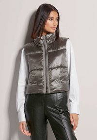 MADELEINE LEICHTE STEPP MIT GLANZ-EFFEKT - Bodywarmer - graphite