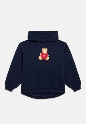 LOGO HOOD GIRLS - Športni pulover - navy uniform