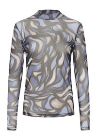 JOHANNE  - Camiseta de manga larga - blue grey abrstact graphic