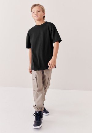 Next RELAXED SHORT SLEEVE - Osnovna majica kratkih rukava - black