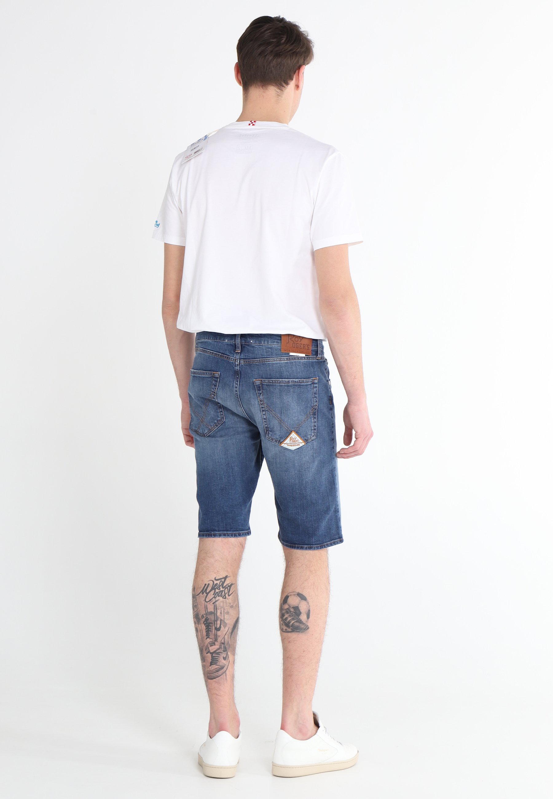 Roy Rogers Shorts di jeans - blue denim/blu denim - Zalando.it