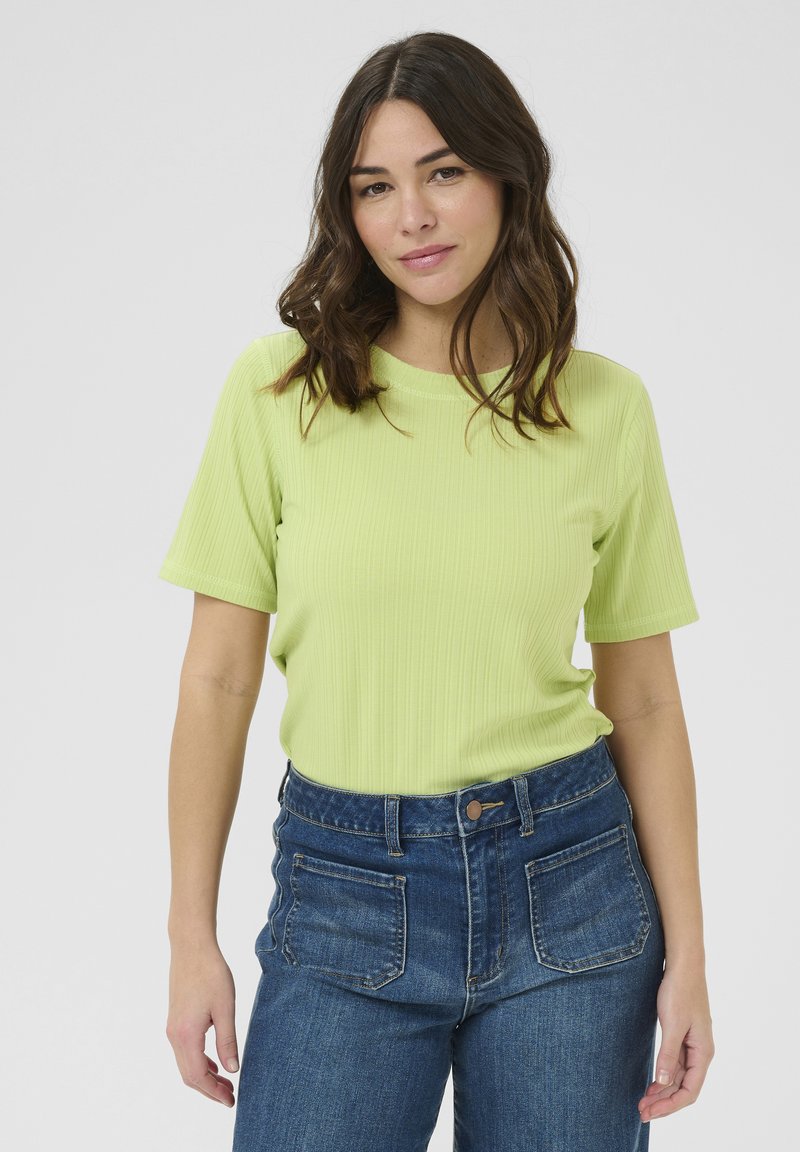 Kaffe SAMANTHA  - T-shirt basic - lettuce green cc