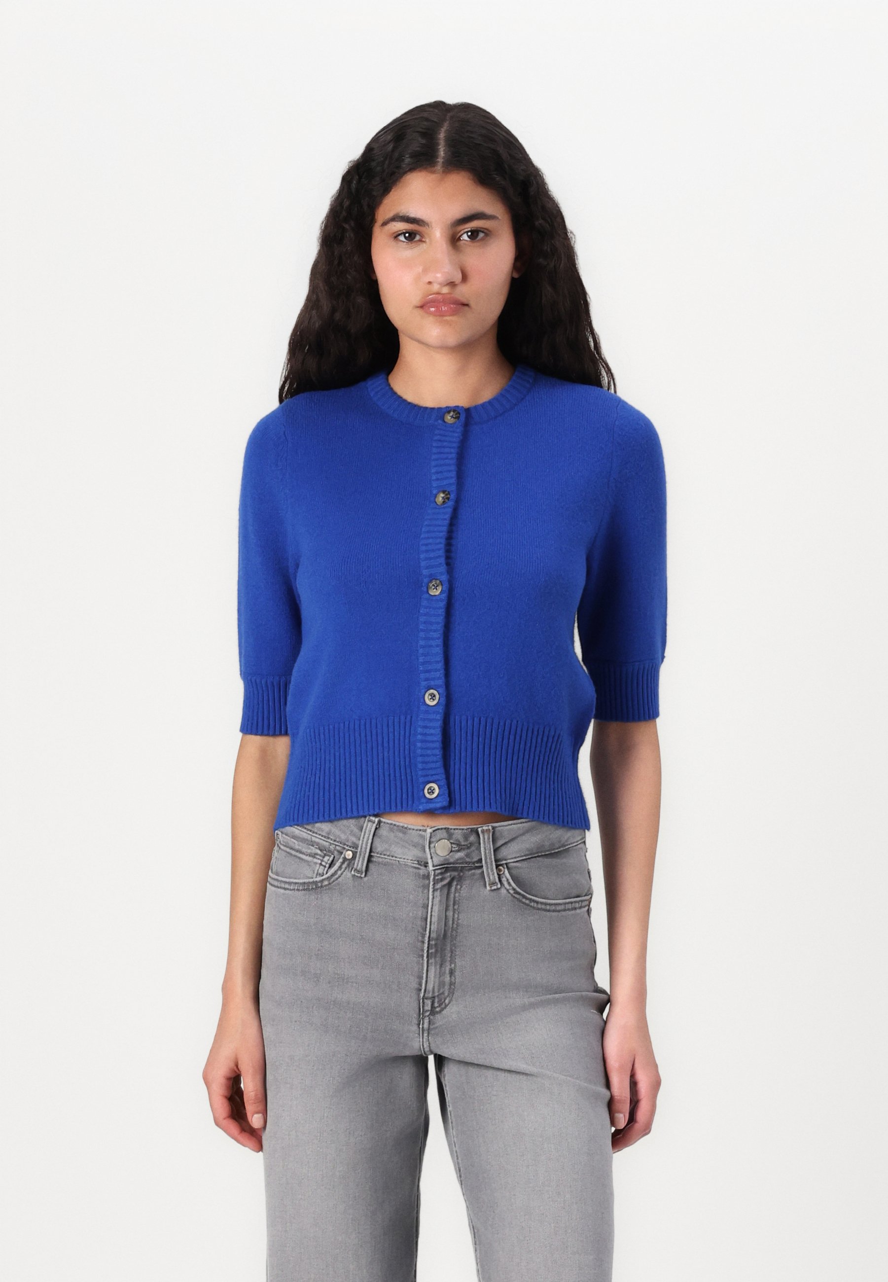 ONLY ONLLESLY BUTTON CARDIGAN Strickjacke surf the web/blau