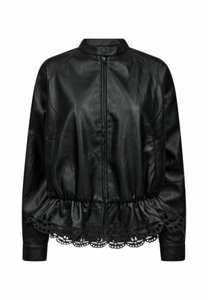 NÜ Denmark, EMBERLY - Imitatieleren jas - black