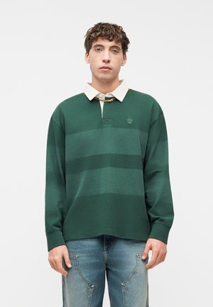 STRIPED RUGBY - Μπλούζα με μακριά μανίκια - pine needle