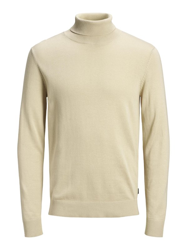 JJEEMIL ROLL NECK - Jumper - oatmeal melange4