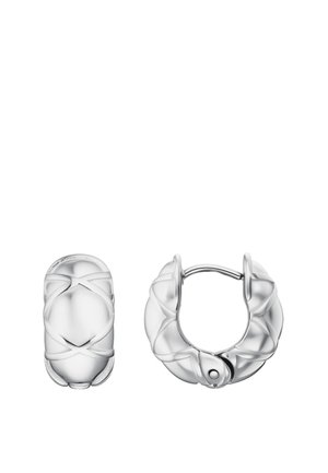 Rosefield, QUILTED HOOPS - Earrings -  silver-coloured