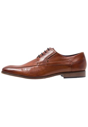 MATTIA - Zapatos con cordones - cognac