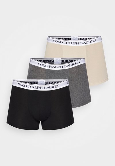 Polo Ralph Lauren TRUNK 3 PACK - Boksarice - grey/charcoal heather/black
